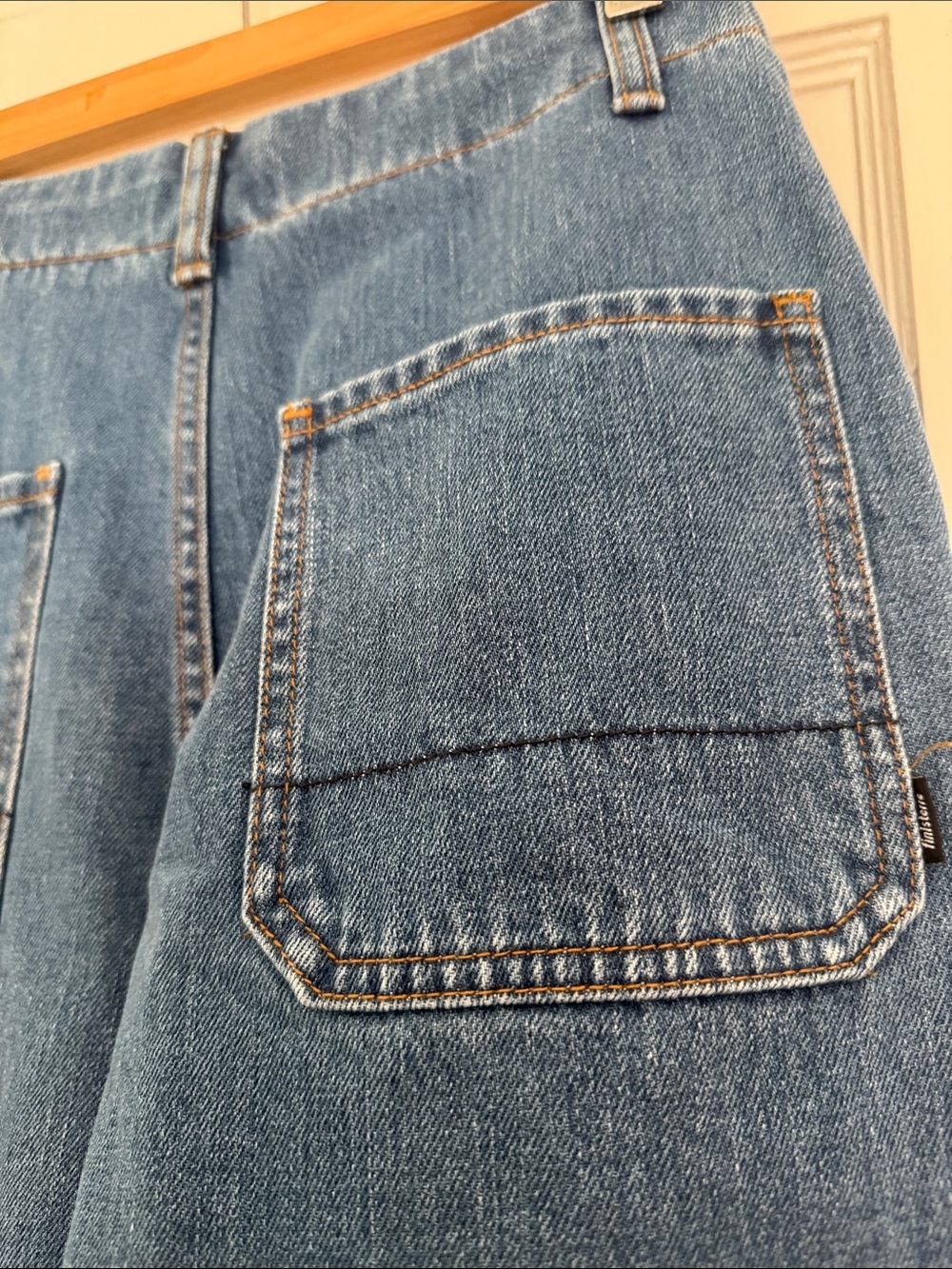 NWT Finisterre Yarrel Barrel Jeans in indigo Blue - Women 26R - Picture 13 of 15